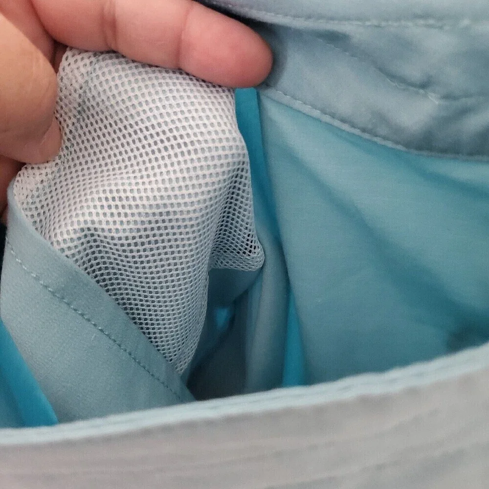 Faherty Men's Retro Board Shorts Swim Surf Stripe Blue Size 42  $98